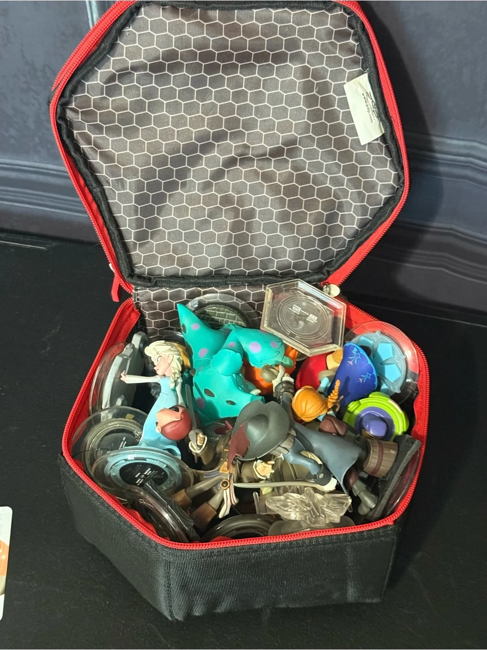 Disney Infinity action figures/power disks/carrying case